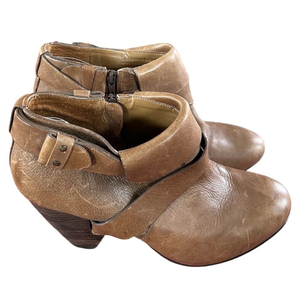 Schuler & Sons for Anthropologie | Women’s light brown leather ankle boot